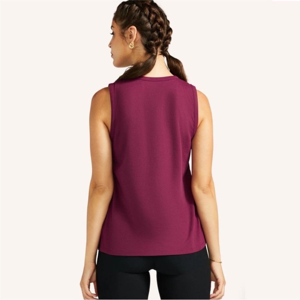 Peloton Woman’s Studio Side Slit Muscle Tank - Picture 3 of 4